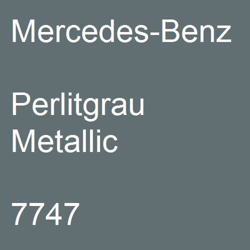 Mercedes-Benz, Perlitgrau Metallic, 7747.